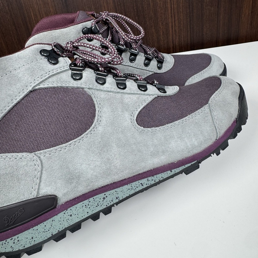 Danner Dry Waterproof 37369 Jag Hiking Boots - Dusty Gray / Aubergine - 10- NEW - Picture 6 of 16